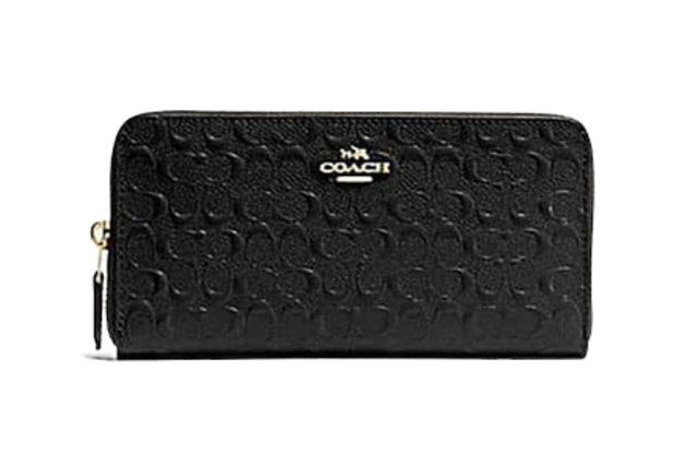 Coach Accordion Zip Wallet In Signature Leather 1